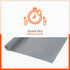 Vega Multipurpose Diamond Texture Shelf Liner | Light Grey (60 cm X 300 cm 380 GSM)